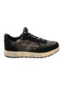 Baskets bi matière toile et cuir noir 8464 Premiata homme sneakers boutique Strasbourg France store shop shoes a