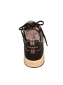 Baskets bi matière toile et cuir noir 8464 Premiata homme sneakers boutique Strasbourg France store shop shoes z