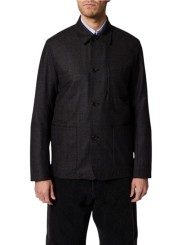 VESTE 5 BOUTONS PRINCE DE GALLE CHOCO NAVY POCHES PLAQUEES M1R 017X W03223 76 face