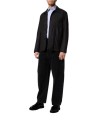 VESTE 5 BOUTONS PRINCE DE GALLE CHOCO NAVY POCHES PLAQUEES M1R 017X W03223 76 look