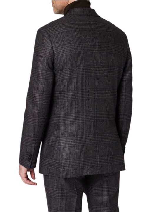 VESTE PRINCE DE GALLE NAVY BRUN M1R 2339 W03227 49 PAUL SMITH HOMME dos