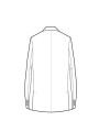 VESTE PRINCE DE GALLE NAVY BRUN M1R 2339 W03227 49 PAUL SMITH HOMME croquis dos
