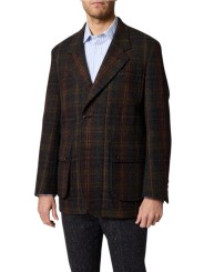 Veste saharienne tartan gris rouille M1R 2375 W03206 75 Paul Smith homme Strasbourg boutique vêtement shop store online front
