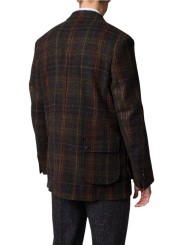 Veste saharienne tartan gris rouille M1R 2375 W03206 75 Paul Smith homme Strasbourg boutique vêtement shop store online dos