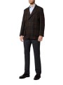 Veste saharienne tartan gris rouille M1R 2375 W03206 75 Paul Smith homme Strasbourg boutique vêtement shop store online look