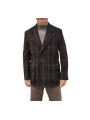 Veste saharienne tartan gris rouille M1R 2375 W03206 75 Paul Smith homme Strasbourg boutique vêtement shop store online avt