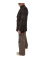 Veste saharienne tartan gris rouille M1R 2375 W03206 75 Paul Smith homme Strasbourg boutique vêtement shop store online profil