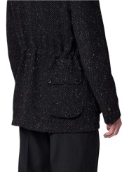 Veste saharienne chiné diag noir gris bordeaux Paul Smith Homme M1R 2375 W03204 78 BOUTIQUE sTRASBOURG VËTEMENT STORE SHOP DOS