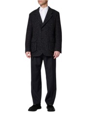 Veste saharienne chiné diag noir gris bordeaux Paul Smith Homme M1R 2375 W03204 78 BOUTIQUE sTRASBOURG VËTEMENT STORE SHOP LOOK