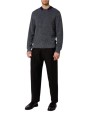 Pull col rond faux col polo violet chiné noir blanc M1R 991Z W03288 79 Paul Smith homme boutique Strasbourg vêtement shop look
