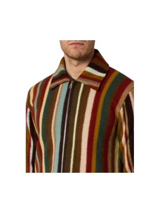 Veste maille baya large choco camel M1R 998Z W03256 92 Paul Smith homme Strasbourg boutique vêtement mode shop store col Veste maille baya large choco camel M1R 998Z W03256 92 Paul Smith homme Strasbourg boutique vêtement mode shop store col