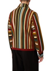 Veste maille baya large choco camel M1R 998Z W03256 92 Paul Smith homme Strasbourg boutique vêtement mode shop store back
