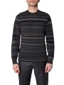 Pull fin rayé gris taupe M1R A003 W03253 76 Paul Smith homme Strasbourg boutique Strasbourg mode vêtement shop store