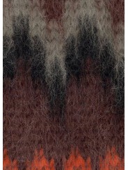 Pull jacquard bordeaux orange épais M1R A002 W03263 28 Paul Smith homme Strasbourg vêtement mode store close-up