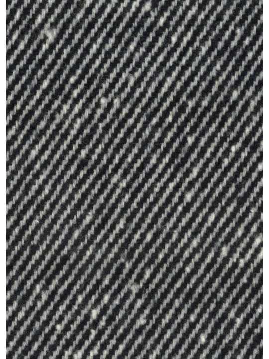 Manteau long diagonales noir écru ceinture M1R A259 W03204 70 Paul Smith homme boutique STrasbourg France store shop mode zoom
