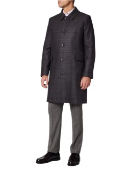 Manteau redingote prince de galle navy brun M1R A262 W03227 49 Paul Smith homme Strasbourg vêtement mode boutique store shop f