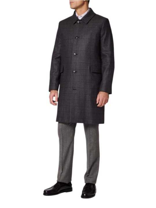 Manteau redingote prince de galle navy brun M1R A262 W03227 49 Paul Smith homme Strasbourg vêtement mode boutique store shop f