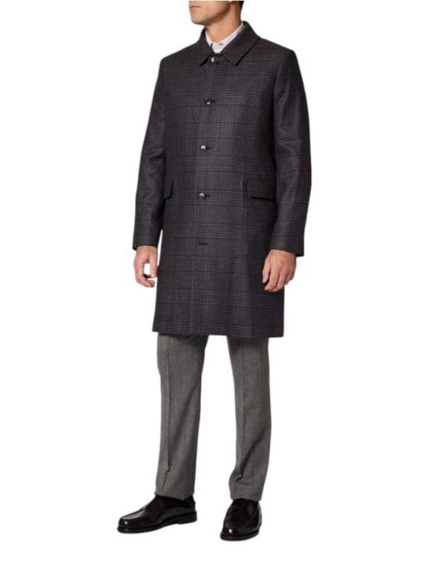 Manteau redingote prince de galle navy brun M1R A262 W03227 49 Paul Smith homme Strasbourg vêtement mode boutique store shop f