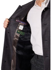Manteau redingote prince de galle navy brun M1R A262 W03227 49 Paul Smith homme Strasbourg vêtement mode boutique store shop in