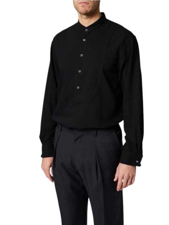 Liquette noir col mao laine viscose M1R A267 W03179 79 Paul Smith homme Strasbourg mode boutique vêtement shop store clean