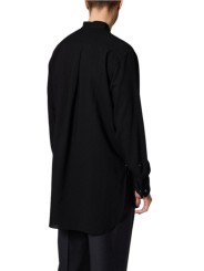 Liquette noir col mao laine viscose M1R A267 W03179 79 Paul Smith homme Strasbourg mode boutique vêtement shop store dos