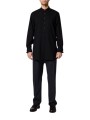 Liquette noir col mao laine viscose M1R A267 W03179 79 Paul Smith homme Strasbourg mode boutique vêtement shop store look2