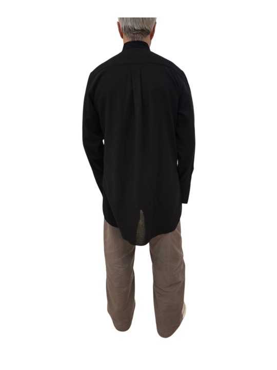 Liquette noir col mao laine viscose M1R A267 W03179 79 Paul Smith homme Strasbourg mode boutique vêtement shop store back