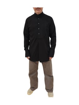 Liquette noir col mao laine viscose M1R A267 W03179 79 Paul Smith homme Strasbourg mode boutique vêtement shop store front