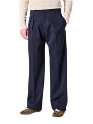 Pantalon navy large pattes taille passant bas Paul Smith Homme M1R A270 W02207 49 boutique mode vêtement shop front