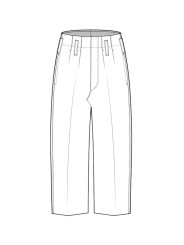 Pantalon navy large pattes taille passant bas Paul Smith Homme M1R A270 W02207 49 boutique mode vêtement shop style