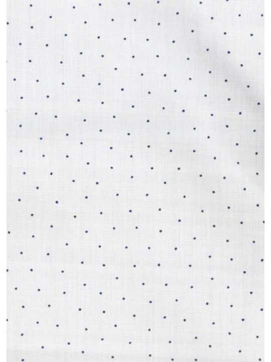 Chemise blanche point navy slim M1R A279 W03189 01 Paul Smith homme Strasbourg boutique mode vêtement store shop zoom