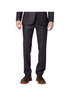 Pantalon prince de galle navy brun Paul Smith Homme M1R A284 W03227 49 boutique mode vêtement