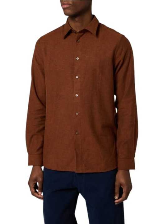 Chemise flanelle brique Paul Smith Homme M2R 687U W22811 17 boutique mode vêtement Strasbourg shop store front