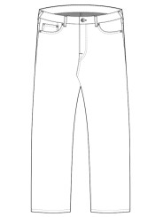 Jeans brut Relax Taper baya poche arrière Paul Smith Homme M2R 750Z W21841 R boutique pant mode vêtement shop store style