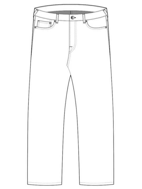 Jeans brut Relax Taper baya poche arrière Paul Smith Homme M2R 750Z W21841 R boutique pant mode vêtement shop store style