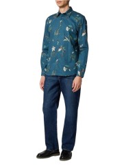 Chemise bleu print floral vert blanc Paul Smith Homme M2R 765X W22791 44 boutique shirt mode vêtement Strasbourg shop look