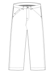 Jeans chocolat large poches biais Paul Smith Homme M2R 801Z W22475 69 boutique pant Strasbourg mode vêtement style shop style
