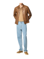 Jeans Sean rayé denim délavé jacron poils gris Jacob Cohen homme JUM_QM030030T857AB1300D boutique Strasbourg vêtement mode luxe