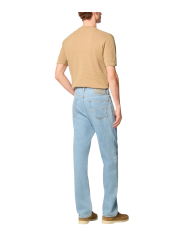 Jeans Sean rayé denim délavé jacron poils gris Jacob Cohen homme JUM_QM030030T857AB1300D boutique Strasbourg vêtement mode luxe