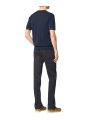Pull manches courtes navy surpiqué beige Jacob Cohen homme boutique Strasbourg vêtement mode store shop JUM_SG034000X0006FLY97 u