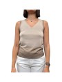 DEBARDEUR TIE & DIE PECAN SABLE W262304 113 AROVESCIO FEMME Strasbourg boutique avant