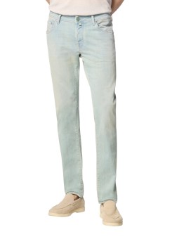 JEANS NICK DENIM BLANCHI JACRON BOUTON MENTHE S2851 V2 300D JACOB COHEN HOMME face