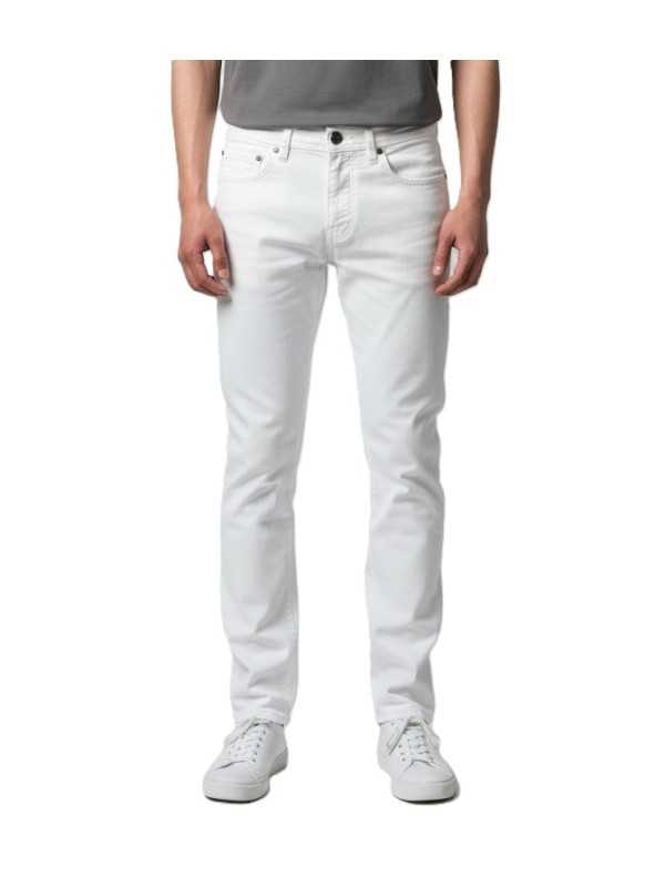JEANS BARD FAST BLANC JACRON BRODE BLANC P3732 TN A00 JACOB COHEN HOMME porté