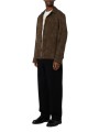 Sur Chemise marron texturée floral Paul Smith Homme M2R 908Z W22820 66 boutique Strasbourg vêtement mode shop look