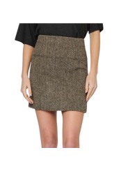 Jupe courte Harris tweed chevron brun écru Paul Smith Femme W1R 322S W03205 61 boutique vêtement mode store shop Strasbourg 1