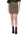 Jupe courte Harris tweed chevron brun écru Paul Smith Femme W1R 322S W03205 61 boutique vêtement mode store shop Strasbourg 3