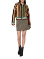Jupe courte Harris tweed chevron brun écru Paul Smith Femme W1R 322S W03205 61 boutique vêtement mode store shop Strasbourg l