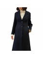 Manteau navy 4 boutons pinces drap de laine Paul Smith Femme W1R 376C W11306 49 boutique Strasbourg vêtement mode shop store z