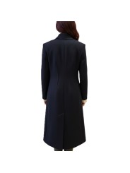Manteau navy 4 boutons pinces drap de laine Paul Smith Femme W1R 376C W11306 49 boutique Strasbourg vêtement mode shop store b