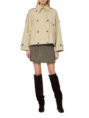 TRENCH COURT SABLE LIEN BAS DOUBLE LAINE TARTAN W1R 379C W11255 60 PAUL SMITH FEMME look